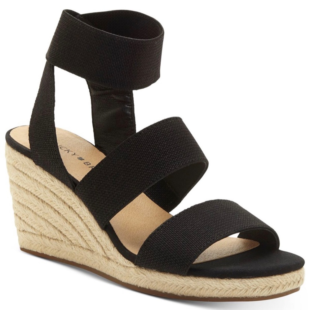 NEW in BOX Lucky Brand Mindara Wedge Sandal